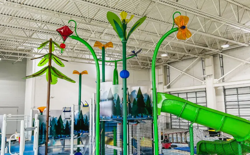A picture of the kids play place at the Orem Family Fitness Center Leisure Pool