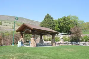 Alta Springs pavillion at Mt. Timpanogos Park.