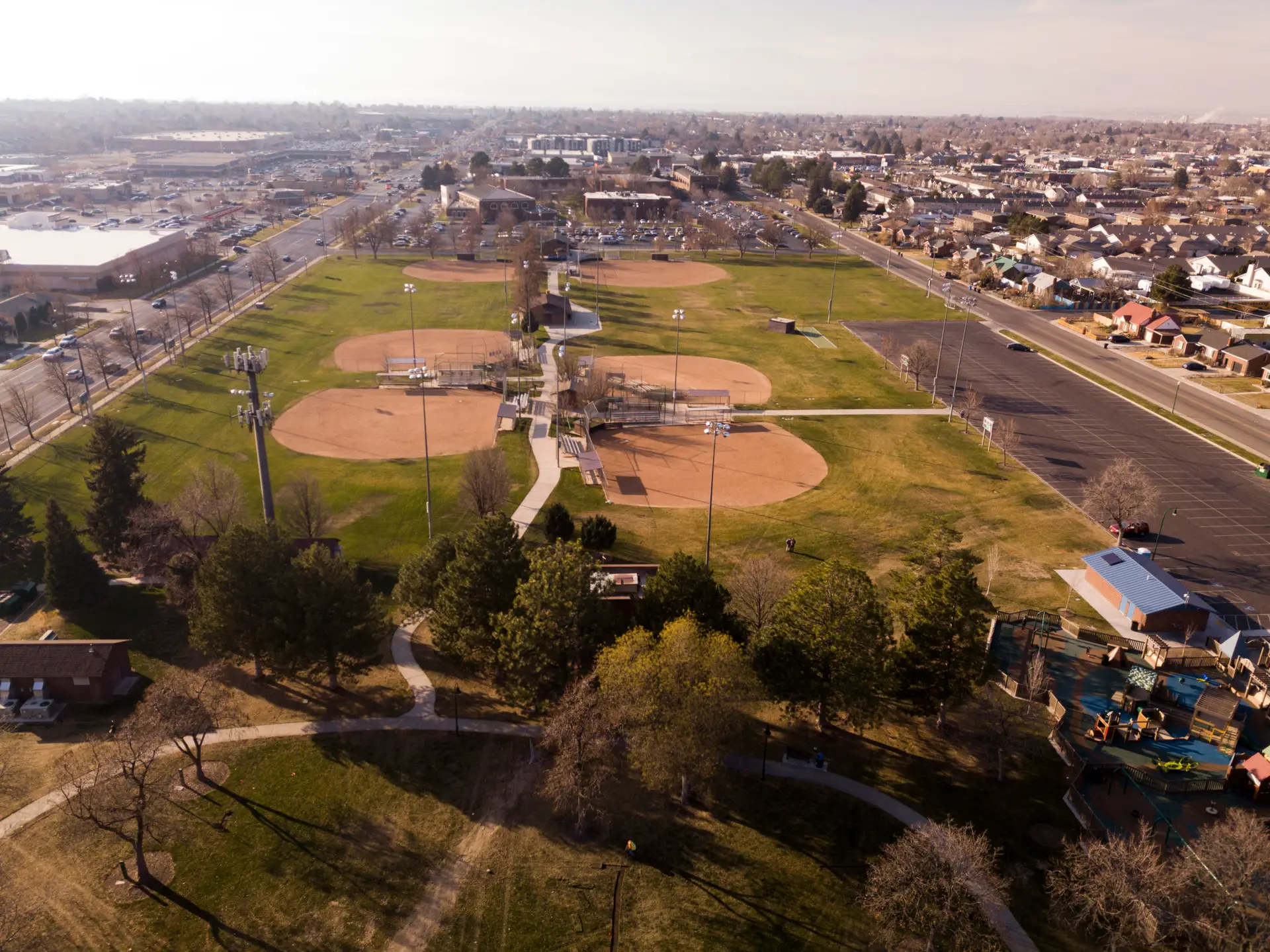 City Center Park aerial view.
