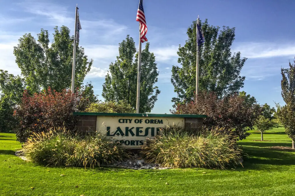 Lakeside Park in Orem.