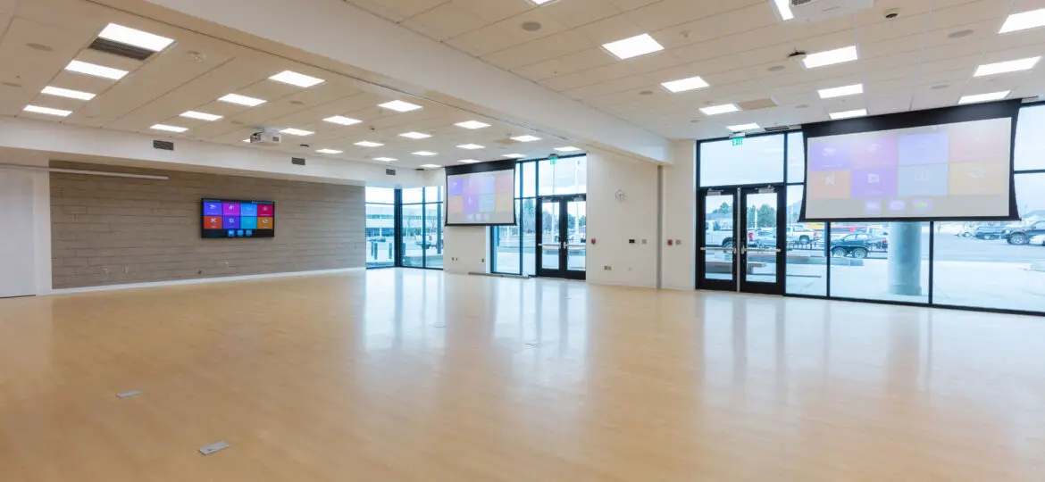 Multipurpose Room in the Orem Recreation Center.