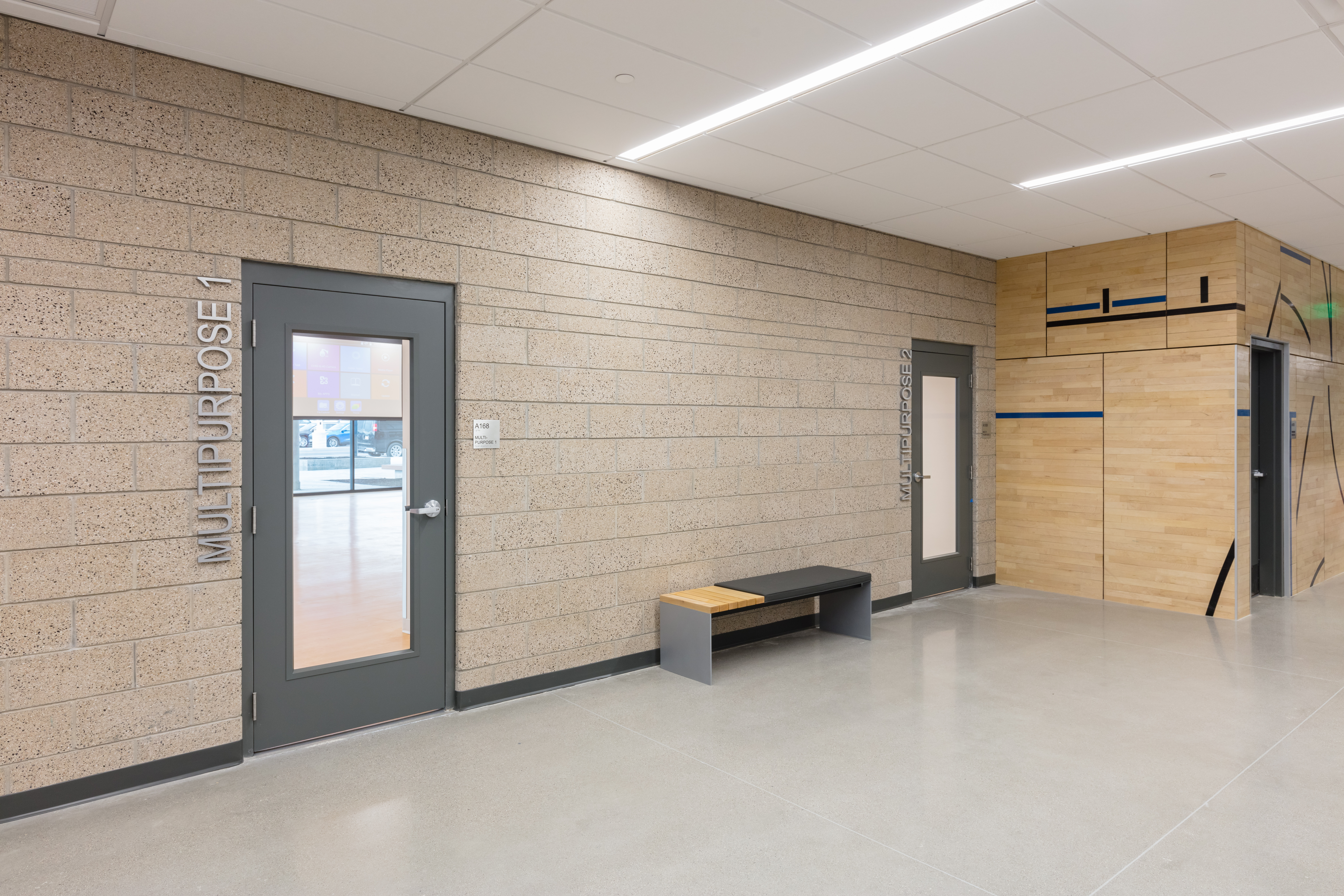 Multipurpose Room in the Orem Recreation Center.