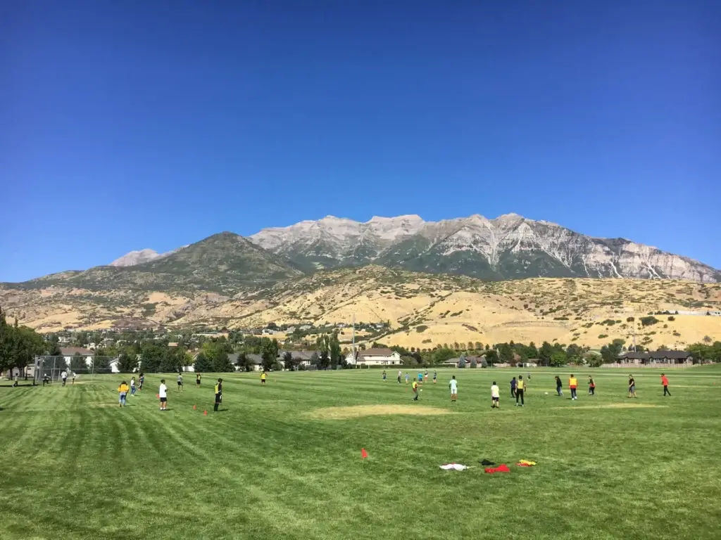 Orchard Park field in Orem.