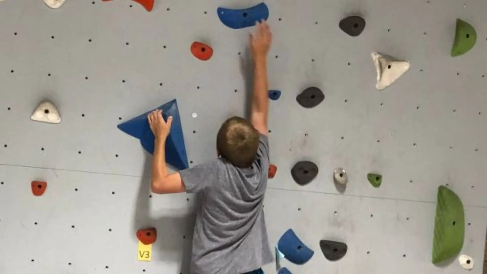 Bouldering at the Orem Fitness Center
